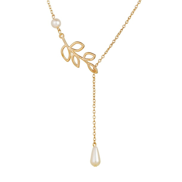 Freshwater Multi-Color Coin Pearl Lariat 18 Necklace14k Yellow Gold Freshwater Multi-Color Coin Pearl Lariat 18 Necklace14k Yellow Gold